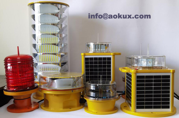 Solar Aviation Light for Tower Crane