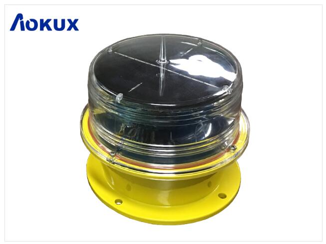 Solar Aviation Obstruction Lights