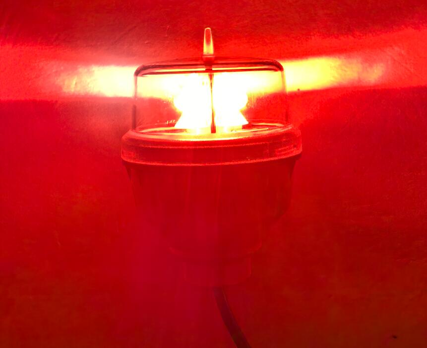 faa red obstruction lights